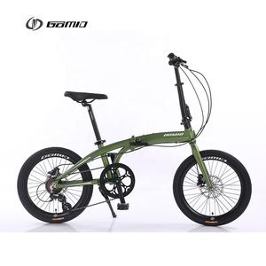 GOMID vélo de ville pliable personnalisé vélo pliable en alliage d'aluminium bisiklet frein à disque hydraulique bicicletas SHIMANO kit cycle de vitesse - Product Image 1