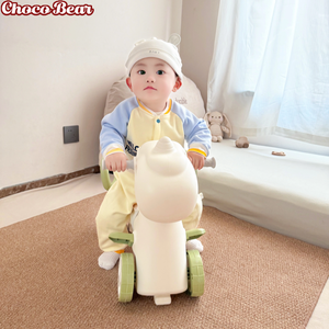 <span class=keywords><strong>Cheval</strong></span> à <span class=keywords><strong>bascule</strong></span> pour enfants en plastique très populaire, multifonctionnel 6-en-1, <span class=keywords><strong>cheval</strong></span> à <span class=keywords><strong>bascule</strong></span> licorne musical avec roues - Product Image 2