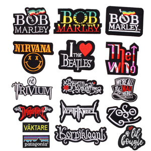 Patch brodé <span class=keywords><strong>Nirvana</strong></span> Smile Face à thermocoller ou à coudre pour vêtements, vestes, sacs, chapeaux – Patchs brodés personnalisés - Product Image 4