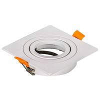 Support de fixation en plastique pour ampoule GU10 MR16 250V, angle réglable, anneau de fixation pour plafonnier