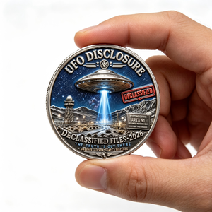 Koin Tantangan UAP (Unidentified Aerial Phenomena), Koleksi UFO Terbuka Kodeannya di Dunia Antariksa Tahun 2026 - Product Image 1