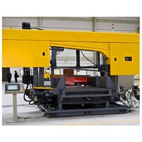 Machine à scier à ruban CNC Raintech pour poutres en H, scie à ruban horizontale automatique, découpe de poutres