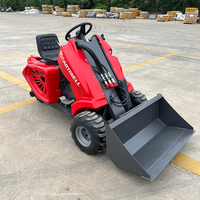 Mini-chargeuse sur pneus à 3 roues, petite taille, pour espaces de travail étroits et contraintes, usage agricole, directement de l'usine