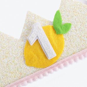 Bandeau pour premier anniversaire de bébé Couronne pour fête d'anniversaire Enfants 1 an Festival Accessoires pour cheveux d'anniversaire - Product Image 3