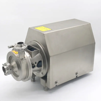 Pompe centrifuge sanitaire de haute qualité en acier inoxydable 304/316L pour l'asepsie des aliments et des boissons, traitement de l'eau potable