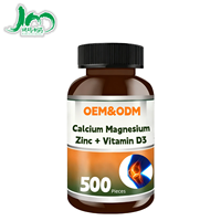 Gélules molles de calcium, magnésium, zinc et vitamine D3 - Formule de citrate de calcium (dosage personnalisé/fourniture en vrac)