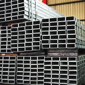 A36 Q235B ERW Welded Carbon Hollow Section Steel Tube Square And Rectangular Tube