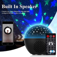 Lampes de nuit LED USB pour la maison, les bébés, les enfants, lampe lune, nébuleuse, ciel étoilé, mini projecteur d'étoiles intelligent, lampe de nuit/lampe de table/lumière LED