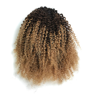 Cola de Caballo con Cordón Ajustable, Cabello Humano Remy, Extensiones de Cabello Indio, Cola de Caballo Envolvente para Afroamericanas - Product Image 5