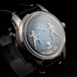 Montre mécanique automatique SW200 à heures sauteuses et minutes rétrogradées, 42 mm, acier 316L, verre saphir, Gear Magus FightTime MS06 pour homme - Product Image 4