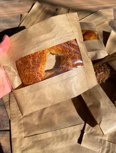 ถุงกระดาษคราฟท์ใส่อาหารสำหรับร้านอาหาร ขนาดตามสั่ง พร้อมพิมพ์โลโก้ - Product Image 3