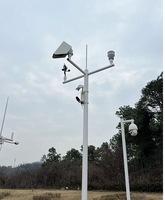 Système intelligent de surveillance du trafic et de la météo IoT, matériau ASA, communication Modbus, station météorologique routière, capteur de visibilité