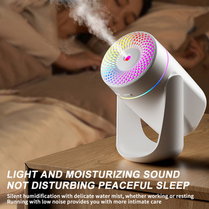 Ultrasonic <b>Humidifier</b> Mini Portable USB Powered Color Changing Light Aromatherapy Tabletop Air Purifier Mist Maker - Product Image 4