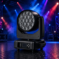 Barre de lumière LED RGBW 15W à 19 têtes mobiles réglables pour scène, éclairage changeant de couleur pour mariages et spectacles