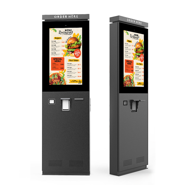 Outdoor Waterproof Android Self-Service Ordering Payment Kiosk Digital Menu Board for Restaurant Shopping Mall AD Panel