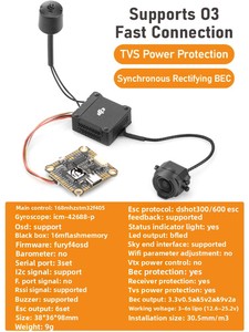 Contrôleur de vol DIATONE <span class=keywords><strong>MAMBA</strong></span> <span class=keywords><strong>F405</strong></span> <span class=keywords><strong>MK2</strong></span> V2 ICM42688P avec ESC 4-en-1 BLHeli_S <span class=keywords><strong>F40</strong></span>/F55_BLS Dshot 300-1200 3-6S pour drone de course FPV RC - Product Image 5