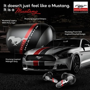 Boult X Mustang 60H 20 heures d'autonomie de la batterie IPX5 Étanche Chargement de type C Prise en charge de l'application Jumelage double 4 microphones ENC 45 ms Faible latence - Product Image 5