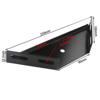 Support de renforcement pour lit en bois, stabilisateur anti-tremblement pour cadre de lit, plaque fixe triangulaire en stratifié