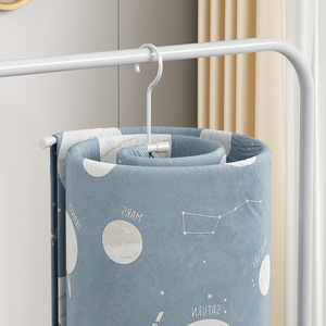 Spiral Clothes Drying Rack Round <b>Hook</b> Type Oxford Fabric For Bed Sheets And Duvet Covers - Product Image 3