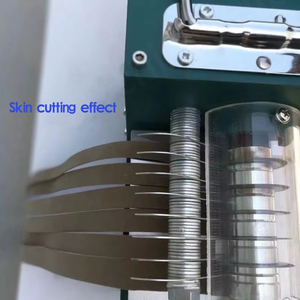 JS Certified Automatic Motor 220V 30cm/40cm/50cm/60cm <b>Leather</b> Strap & Strip <b>Cutting</b> <b>Machine</b> with 1 Year Warranty for Belt Making - Product Image 3