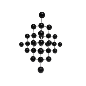 Modèle de structure de diamant de qualité supérieure, instrument pédagogique de <span class=keywords><strong>chimie</strong></span> du <span class=keywords><strong>lycée</strong></span> - Modèle de géométrie moléculaire du diamant, métaux écologiques - Product Image 5