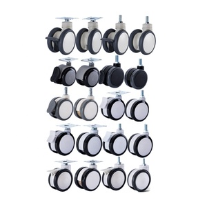 Bestsellers 2.<strong>5</strong>/3/<strong>4</strong>/<strong>5</strong> <strong>Inch</strong> Lean Tube Caste With Brake for PU Casters Rotary <strong>Trolleys</strong> Industry - Product Image 1