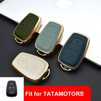 Especificaciones de la marca del logotipo Precio competitivo para Tata Ne Xon Car Key Cover Pu Leather Remote Key Fob Cover case Hecho a mano