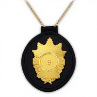 Épinglettes Personnalisées Professionnelles en Alliage de Zinc avec Emblème de Sécurité pour Badges d'Identité d'Organisations Officielles