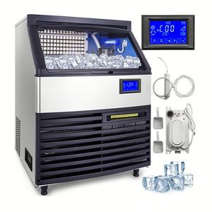 เครื่องทำน้ำแข็งอัตโนมัติ200กก./24ชั่วโมงแผงสัมผัสบริการ - Product Image 1