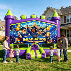 Castillo Inflable <span class=keywords><strong>en</strong></span> Oferta, <span class=keywords><strong>Casa</strong></span> <span class=keywords><strong>de</strong></span> Brinco Inflable para Niños con Tobogán, Equipo <span class=keywords><strong>de</strong></span> Entretenimiento para Fiestas al Aire Libre - Product Image 4