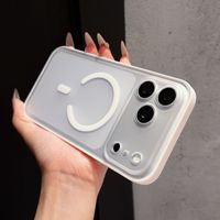 Étui de protection magnétique translucide mat pour Apple iPhone 18 Pro Max 18 Pro 17 Pro Max 16 Pro Max, anti-chute