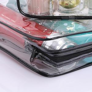 Trousse de Toilette Femme Imperméable avec Fermeture Éclair, Sac de Rangement Transparent pour Cosmétiques, Étui à Maquillage – Vente en Gros - Product Image 3