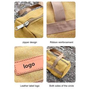 Durable Handheld Tent <strong>Peg</strong> Ground Nail Holder Canvas Organizer <strong>Bag</strong> Outdoors Camping Tools Storage <strong>Bag</strong> with Custom Logo - Product Image 4
