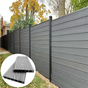 <span class=keywords><strong>Panneau</strong></span> de clôture composite WPC facile à assembler, sans peinture, pour l'extérieur, séparation d'intimité, clôture de jardin, patio, aménagement paysager - Product Image 1