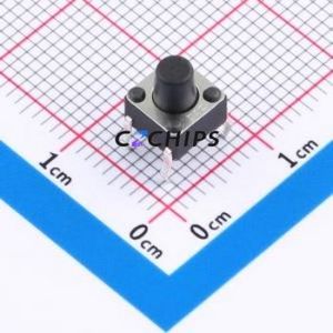 K2-1102DP-G4SW-04 Tactile Switch Through hole-4P,6x6mm Switch Single Pole Single Throw Round Button 2.5N Through Hole - Product Image 1