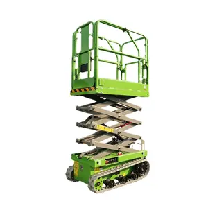 Approved 6.5m 900kg Hydraulic Lifting Self Propelled Electric Scissors Lift Mini With Small Size