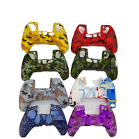 Coque de manette PS4 camouflage, coque en silicone pour manette PS4, coque en silicone pour PS4