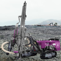 Foreuse minière à marteau supérieur, équipement de forage rapide pour trous de dynamitage, machine de forage hydraulique à vendre