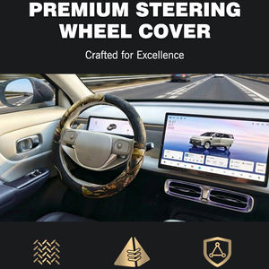 Volant de luxe grand format à 3 branches AC Schnitzer X6 E71 SUV 2010- en PVC et tissu, excellente adhérence, design antidérapant - Product Image 3