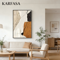 Peinture décorative sur toile abstraite pour salon, luxe léger, haut de gamme, murale, sur pied, anniversaire 2025, nouveau style, grande
