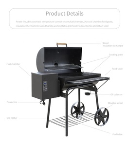 Griglia a Pellet di Legno, Affumicatore Automatico per Barbecue, Griglia Elettrica Digitale Professionale - Product Image 4