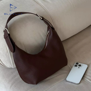 Pure Women <strong>Bag</strong> Custom <strong>Small</strong> Zipper Closure Ladies <strong>Leather</strong> Purse <strong>Leather</strong> Dumpling Handbag Custom Shoulder <strong>Bags</strong> for Women - Product Image 6