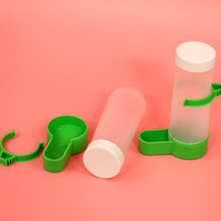 Mangeoire automatique en plastique pour oiseaux 150ml, abreuvoir pour perroquets et oiseaux