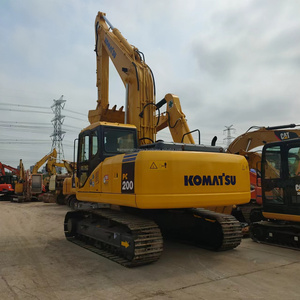 Komatsu รถขุดตีนตะขาบ PC200-7 20ตันมือสองสภาพเดิมพร้อมส่วนประกอบหลัก-มอเตอร์และเครื่องยนต์มือสอง - Product Image 4
