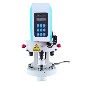 Máquina de coser zapatos con tres cabezales, todo en uno, para colocar botones a presión y ojales - Product Image 6
