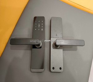 指纹内部门把手识别图雅应用智能门锁内置数字密码门锁 - Product Image 2