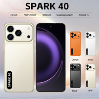 Teléfono Móvil Spark40 5G Desbloqueado al por Mayor, Pantalla de 7.3 Pulgadas, 16GB+1TB, Deca Core, Doble SIM, Android 15, para Uso Diario