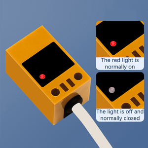 Interruptor de Proximidad Cuadrado TL-Q5MC1/<span class=keywords><strong>2</strong></span>/D1/F1, Anti-Agua y Anti-Eléctrico, Inductivo, Metálico, de Dos o Tres Cables, NPN, Normalmente Abierto - Product Image 1