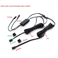 Capteur de porte IR micro-invisible 8 mm pour meubles sur mesure et contrôle d'éclairage intelligent des armoires