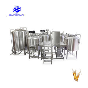 ระบบผลิตเบียร์สดเชิงพาณิชย์ New <span class=keywords><strong>Supermax</strong></span> สแตนเลสสตีล พร้อมปั๊ม มอเตอร์ แบริ่ง ความจุ 1000 ลิตร ควบคุมด้วย PLC ได้รับการรับรองมาตรฐาน CE - Product Image 3